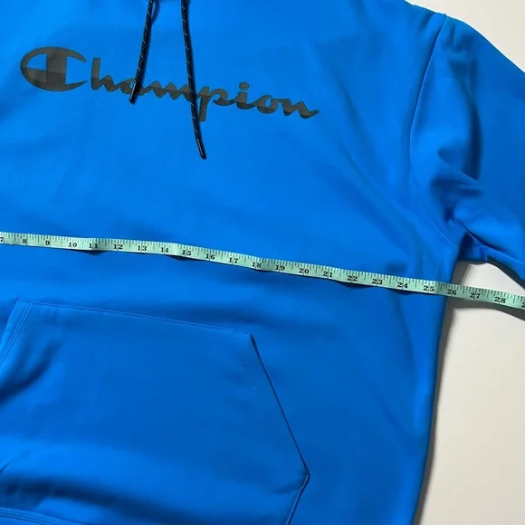 Champion Men's Vibrant Blue Hoodie - Picture 5 of 5